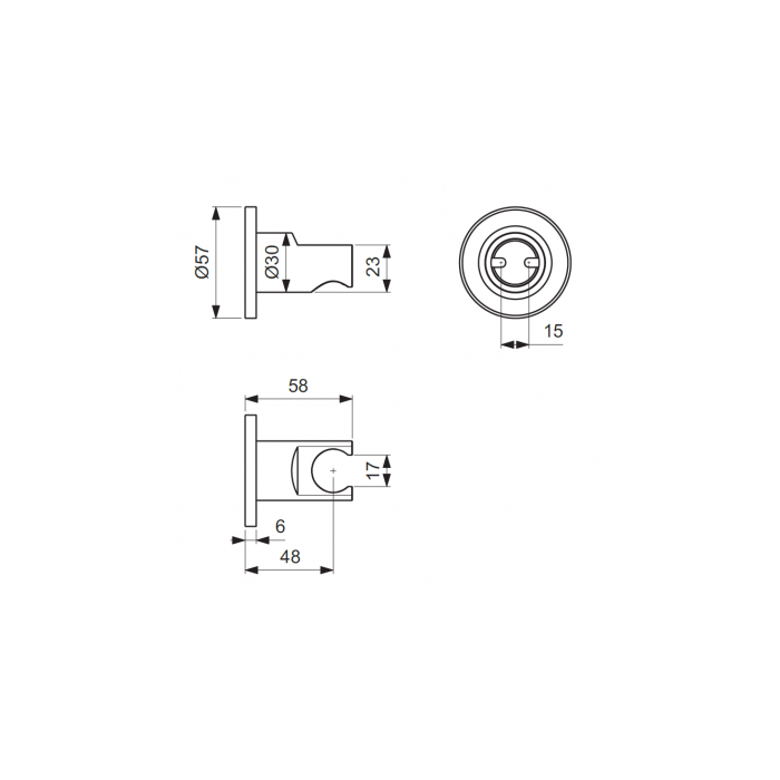 Держатель для душевой насадки DEAL STANDARD BC806AA