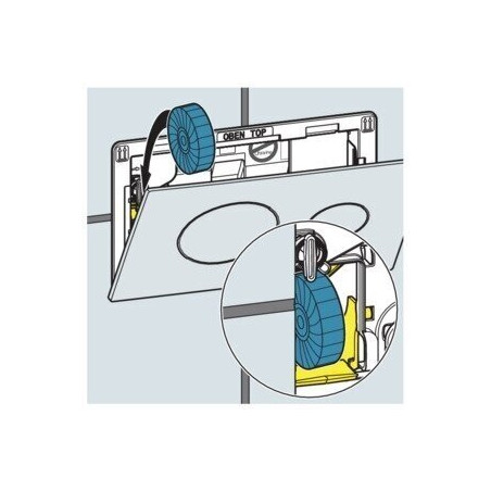 Raam WC paakide tablettidele VIEGA Prevista, 773366