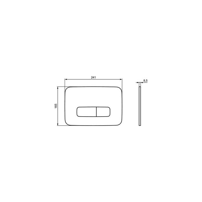 Veepuhastusplaat IDEAL STANDARD Oleas M3, R0459A2