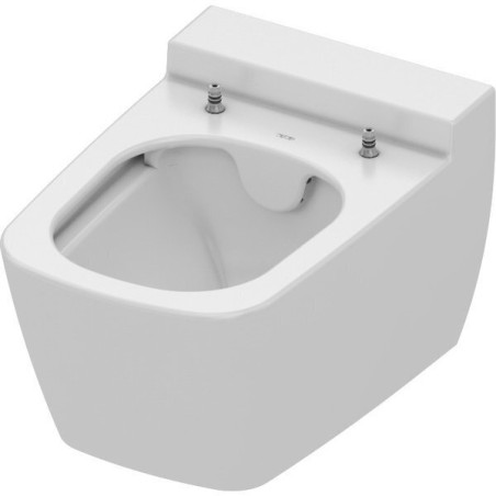 TECEone Rimless wall-mounted toilet with seat and lid