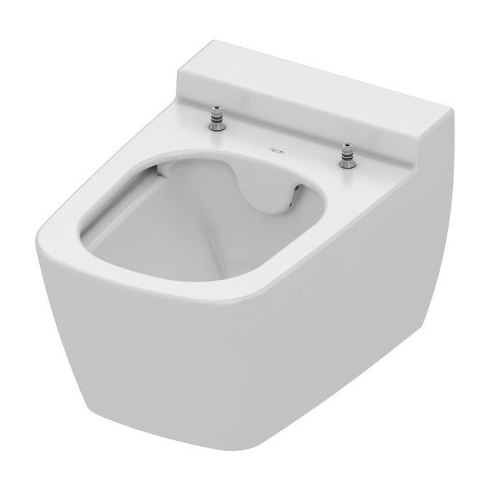 Rippuv WC-pott TECEone Rimless koos iste ja kaanega