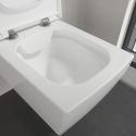 Rippuv WC-pott VILLEROY & BOCH Memento 2.0 DirectFlush paksu aeglaselt sulguva kaanega, Ceramic Plus kattega