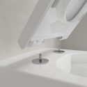 Rippuv WC-pott VILLEROY & BOCH Memento 2.0 DirectFlush paksu aeglaselt sulguva kaanega, Ceramic Plus kattega
