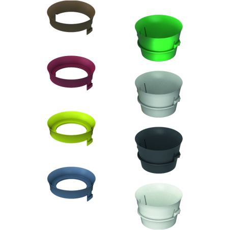 Flow control rings for the TECE 9820337 flush-mounted module