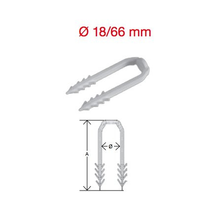 UPONOR 66 mm pins for the plate (200 pcs)