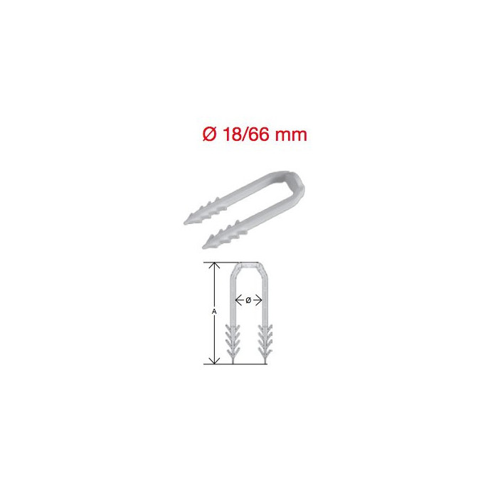 UPONOR 66 mm pins for the plate (200 pcs)