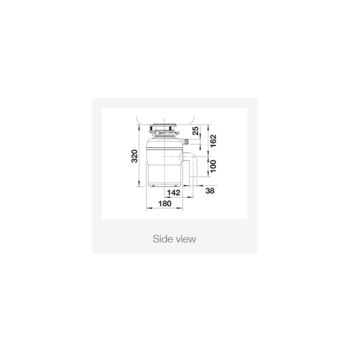 Измельчитель пищевых отходов BLANCO FWD Lite 526646