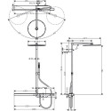 Termostaatiline vihmadušisüsteem HANSGROHE AXOR ShowerSolutions, 27984000