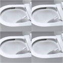 Seinale paigaldatav WC raam (5 in 1) on nutikas riputatav GROHE Sensia Arena Rimless tualett koos bidetiga.