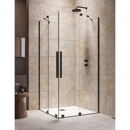 Shower cabin RADAWAY Furo Black KDD (Choice of various dimensions)