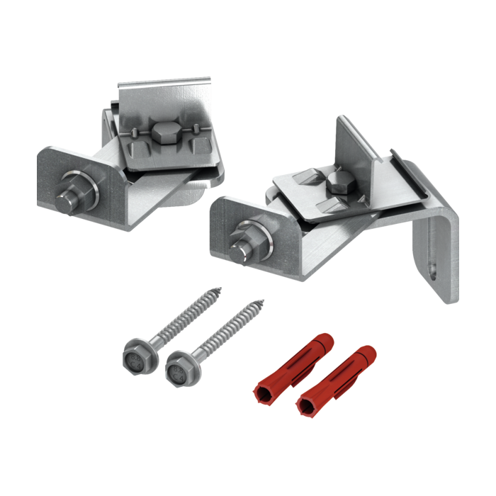The fastening element is intended for the corner fastening of TECEprofil modules.