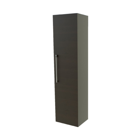 Hanging cabinet, accessory panel, KAMĖ Scandic, 35 cm, black oak