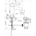 Смеситель для раковины IDEAL STANDARD Ceraline, BC193XG