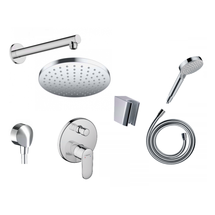 Potikend dušikomplektid HANSGROHE Vernis Shape 200