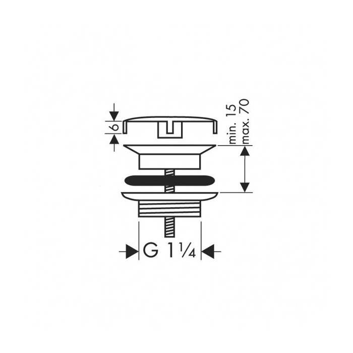 Doug valve HANSGROHE 50001700