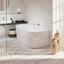 Прямоугольная ванна у стены VILLEROY & BOSH Oberon 2.0 из материала Quaryl 800 x 1800 мм