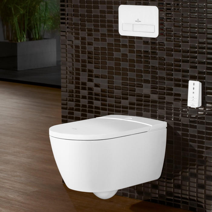 Rippuv üksus bidetifunktsiooniga VILLEROY & BOCH ViClean-I 100, Ceramic Plus, V0E100R1