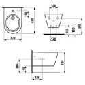 Hanging bidet LAUFEN Kartell, H8303310003021