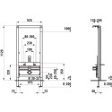 Built-in bidet frame LAUFEN (2 in 1) LIS CB1