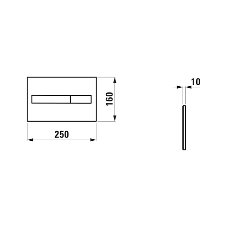 Veepuhastusplaat LAUFEN LIS AW1, H8956610070001