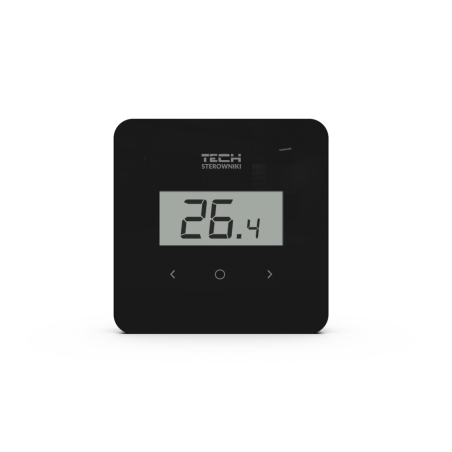 Wireless room thermostats TECH EU-R-8b Plus, black