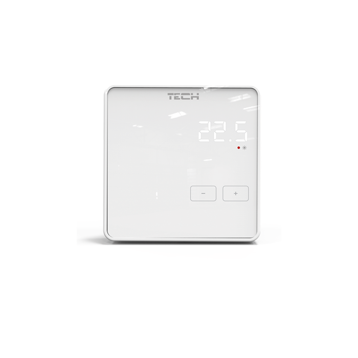 Üksikprogrammita ruumi termostaadid TECH R-10z, valged