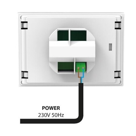 Room thermostat control panel for floor heating TECH M-8