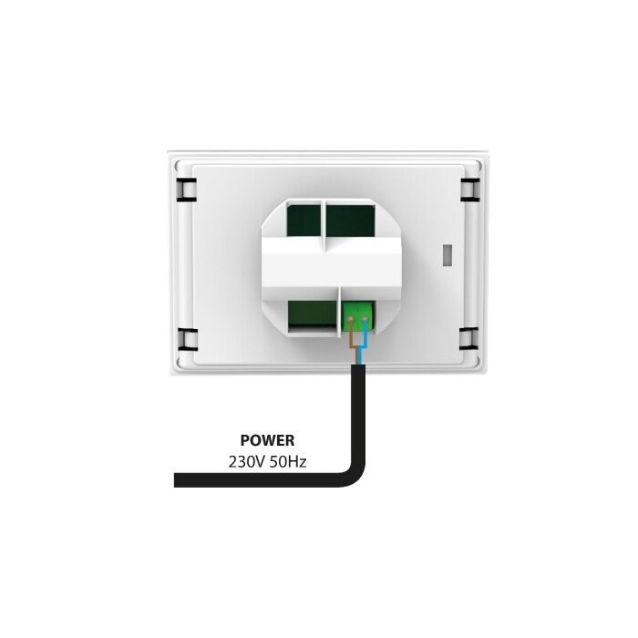 Room thermostat control panel for floor heating TECH M-8