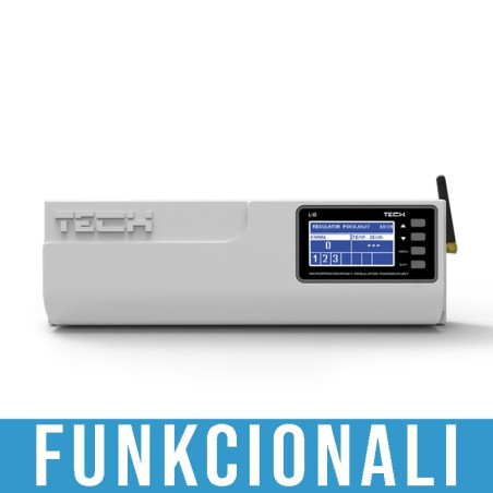 Wireless controller TECH EU-L-8 (up to 8 zones)