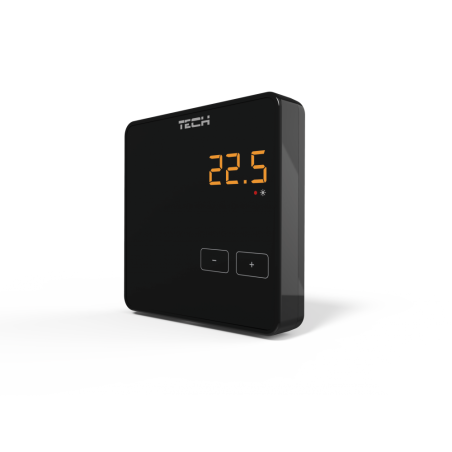 Juhtmevabad ruumi termostaadid TECH R-8z, must