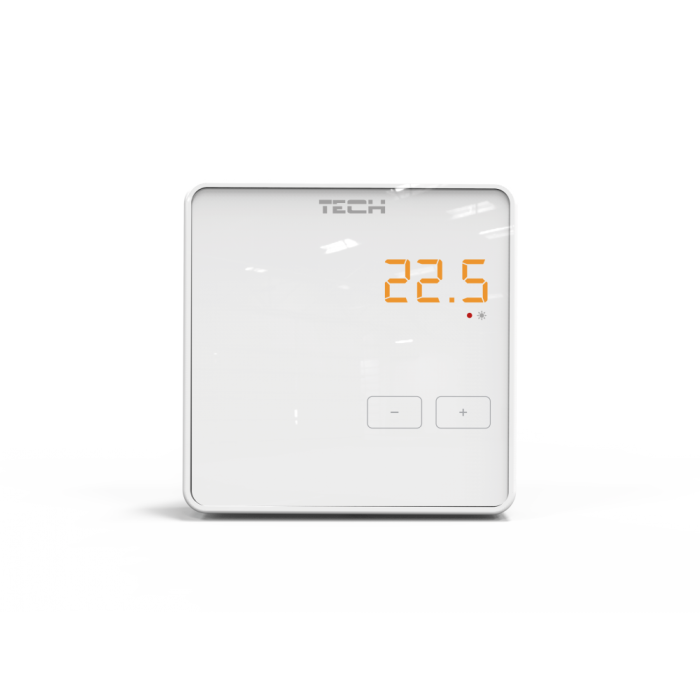 Juhtmevabad ruumi termostaadid TECH R-8z, valge