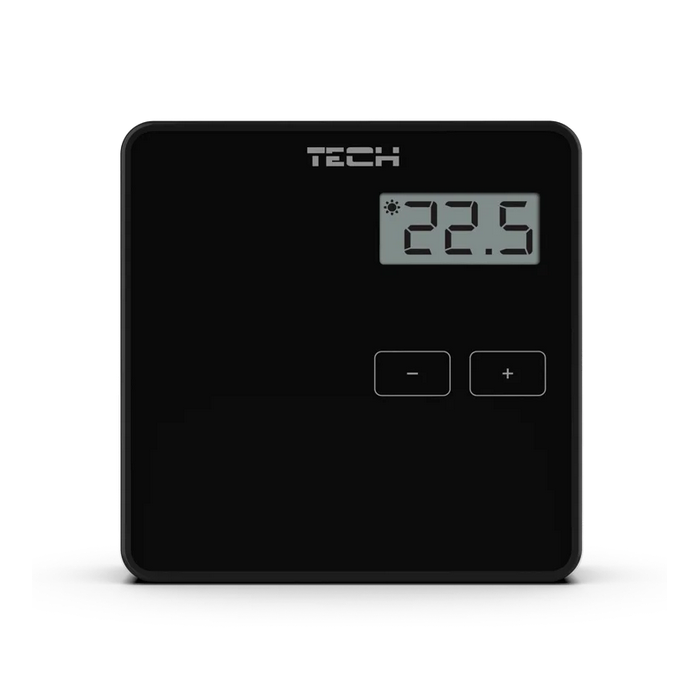 Непрограммируемые настенные термостаты TECH EU-294V1, черные