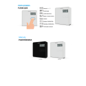 Non-programmable surface-mounted room thermostats TECH EU-294V1, black