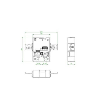 Installation box OVENTROP 1022731