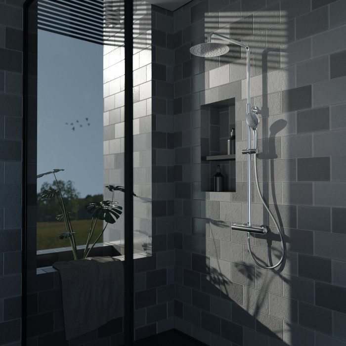 Shower column set RUBINETA Olo + Thermo-15
