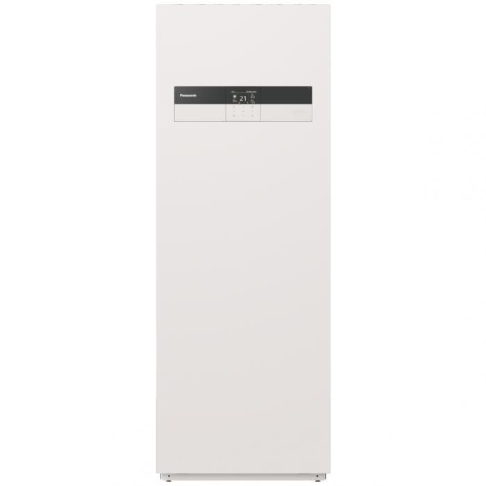 The latest generation air-water heat pump 5 kW PANASONIC Aquarea with an integrated 185 l boiler, single-phase.