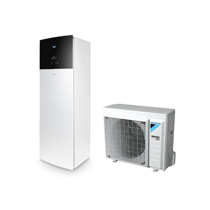 Тепловой насос DAIKIN Altherm 9,37 кВт - 6 кВт эл. тендер (с интегрированным 180 л баком для горячей воды)