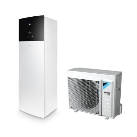 Тепловой насос DAIKIN Altherma3 - 6,41 кВт - 6 кВт электрический тен (с интегрированным 180 л баком для горячей воды)