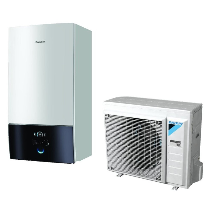 Тепловой насос DAIKIN Altherma3 - 7,74 кВт - 6 кВт эл. тен, ERGA06EAV3, EHBH08EA6V