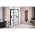 Shower cabin RADAWAY Idea Black KDD Factory (Choice of various dimensions)