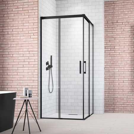 Shower cabin RADAWAY Idea Black KDD Frame (Choice of various dimensions)