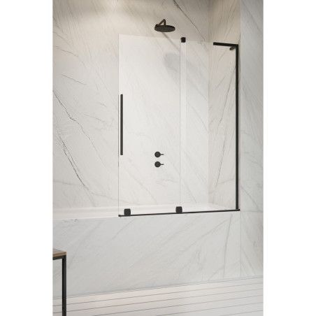 Two-part sliding shower screen RADAWAY Furo SL Black PND II