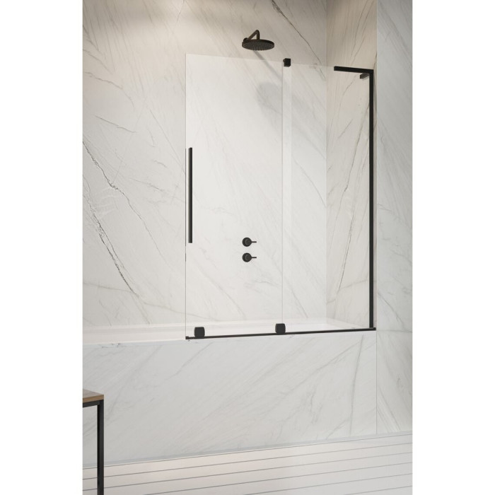 Two-part sliding shower screen RADAWAY Furo SL Black PND II