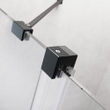 Two-part sliding shower screen RADAWAY Furo SL Black PND II