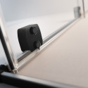 Двухсекционная раздвижная стенка для ванной RADAWAY Furo SL Черная PND II
