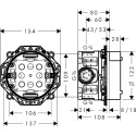 HANSGROHE iBox installation box, 01850180
