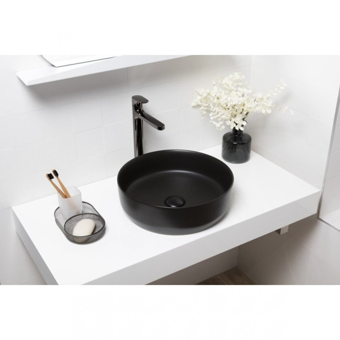 Built-in sink-bowl SAT Infinitio 39 x 39 cm, SATINF3939BKM