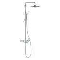 Thermostatic rain shower system with spout for bathtub GORHE Euphoria SmartControl 260 Mono, 26608000