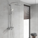 Thermostatic rain shower system with spout for bathtub GORHE Euphoria SmartControl 260 Mono, 26608000