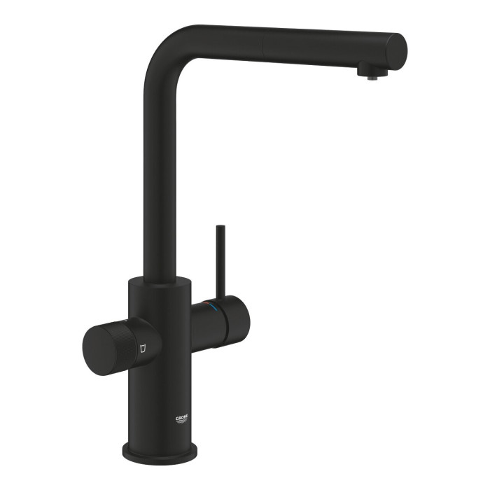 Kitchen (sink) faucet with pull-out spout GROHE Blue Pure Minta, 30590KF0